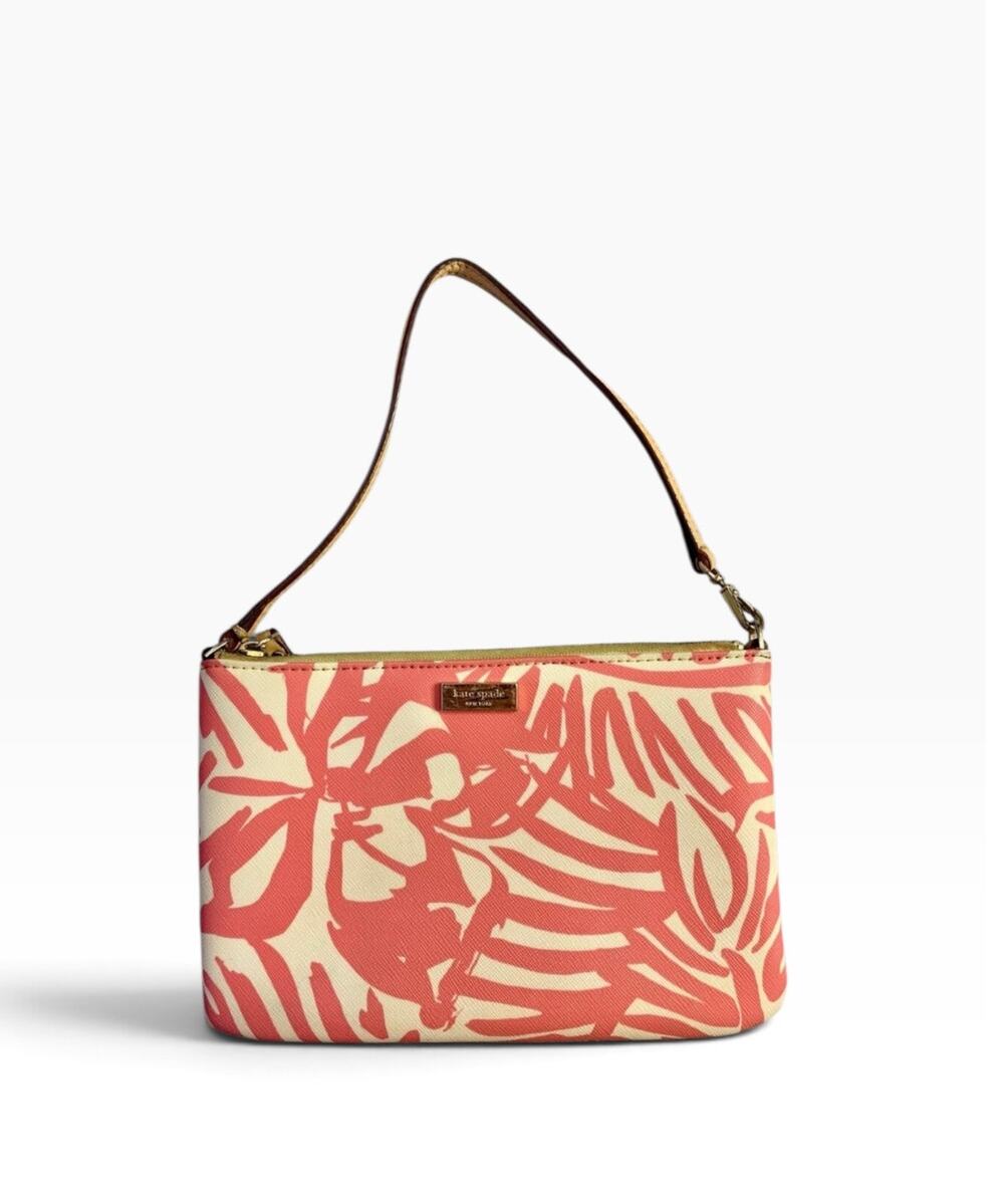 Kate Spade Grant Street Vinyl Lolly Wristlet, Handbag Coastal Vacation Beachy